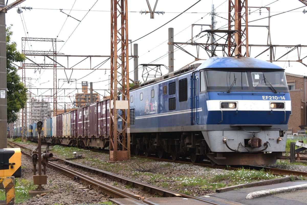 kuhane130's tweet photo. 2023/07/05 EF210-14 高速5052ㇾ 岡26仕業
画像のコンテナNO.JOTU571137(9)
JOTU671592(8)
UT5E-57
#5052ㇾ #5052ㇾ記録 #EF210 #EF21014 #UT5E https://t.co/v5DeZvFij8