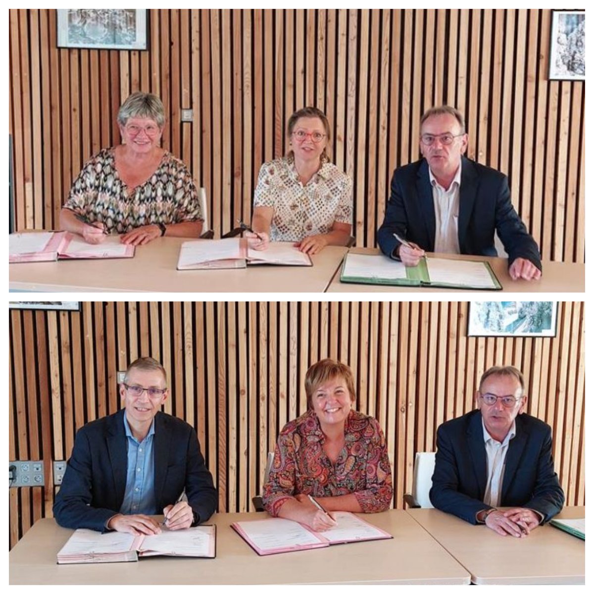 cafisere's tweet photo. ✍️Signature de la convention territoriale globale entre la communauté de communes du massif du Vercors, les communes, @msa_adn, @CDIsere et @cafisere : converger vers une meilleure connaissance des besoins et des réponses qui peuvent être apportés par les uns et par les autres. https://t.co/DicJ1Gg4iY