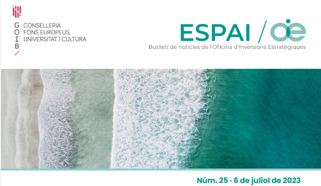 🙋‍♀️🙋Posa't al dia sobre: 
✅#ajudes i #subvencions #NextGeneration 
✅Esdeveniments d'interès per a les IB
✅Notícies d'interès
 Ja tens disponible el butlletí de notícies Espai OIE núm. 25  
➡️bit.ly/46EvYs0 
#fonseuropeus #PlanDeRecuperación
