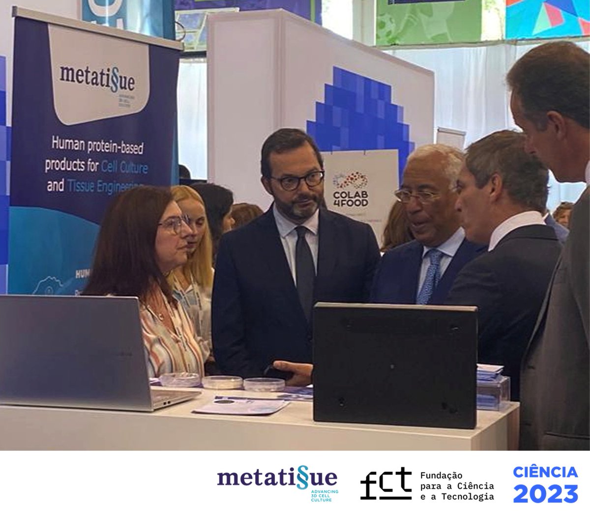Metatissue (@metatissue1) on Twitter photo Exciting news from Metatissue at Ciência 2023! We welcomed esteemed guests at our booth: the Prime Minister of Portugal, <a href="/antoniocostapm/">António Costa</a>, the Secretary of State for Higher Education, Pedro Teixeira, the <a href="/UnivAveiro/">Universidade Aveiro</a> Dean, <a href="/ReitorUAveiro/">Paulo Jorge Ferreira</a> and the Mayor of Aveiro <a href="/PresCMAveiro/">José Ribau Esteves</a>. 👇 Exciting news from Metatissue at Ciência 2023! We welcomed esteemed guests at our booth: the Prime Minister of Portugal, <a href="/antoniocostapm/">António Costa</a>, the Secretary of State for Higher Education, Pedro Teixeira, the <a href="/UnivAveiro/">Universidade Aveiro</a> Dean, <a href="/ReitorUAveiro/">Paulo Jorge Ferreira</a> and the Mayor of Aveiro <a href="/PresCMAveiro/">José Ribau Esteves</a>. 👇