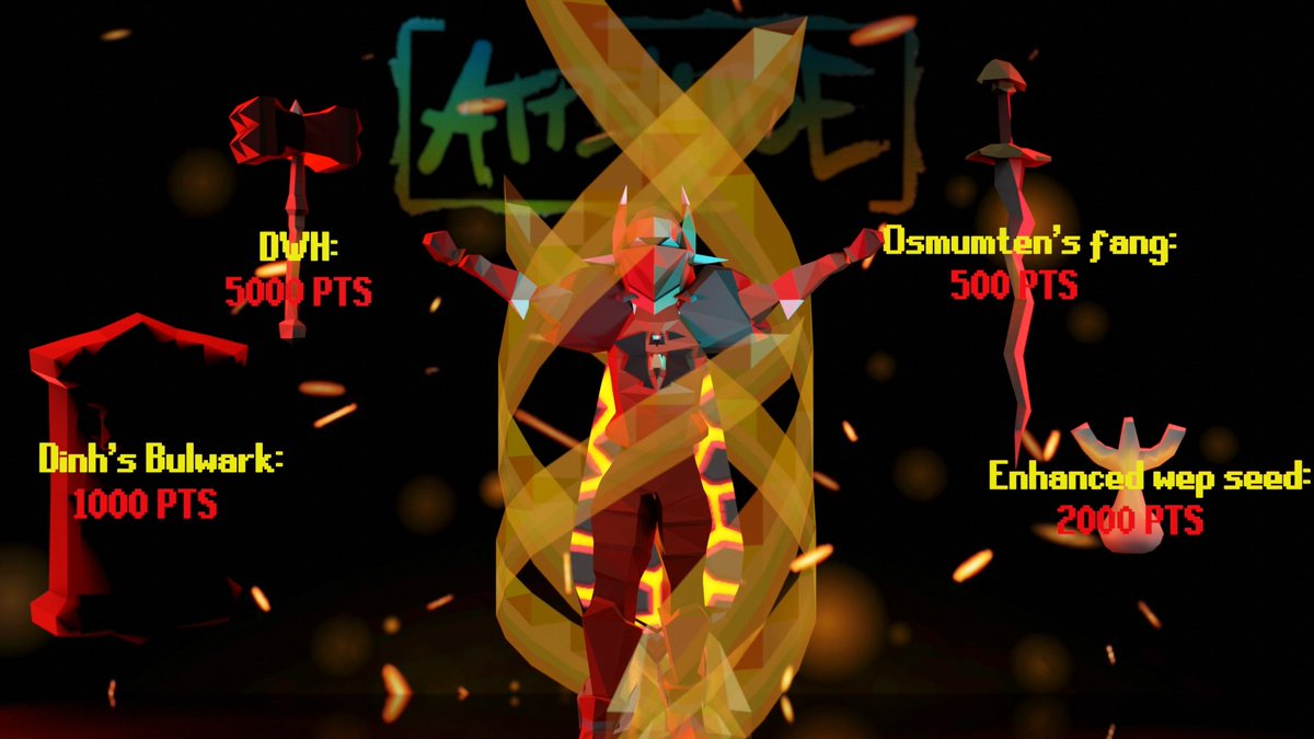Big event coming up in Attitude clan in the following weeks.

Points based on rarity of the item

Join our discord to find out more, maybe time to join the clan and take part in this. It's going to be a lot of fun!

discord.gg/attitude-osrs

#osrs #attitude #runescape #jagex