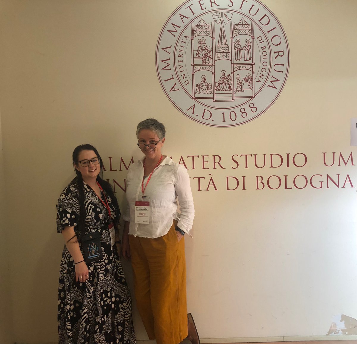 @ffion56  and I getting ready for a full day of talking about research. Already  heard from and chatted to so many interesting people from all over the world.