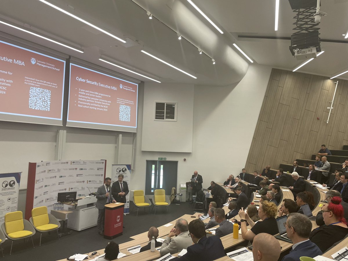 🚀 Our Cyber Leadership Symposium in partnership with @LancasterUni is now in full swing! Follow us on LinkedIn for exclusive updates and highlights from the event over the next two days. Don't miss out! linkedin.com/company/templa…