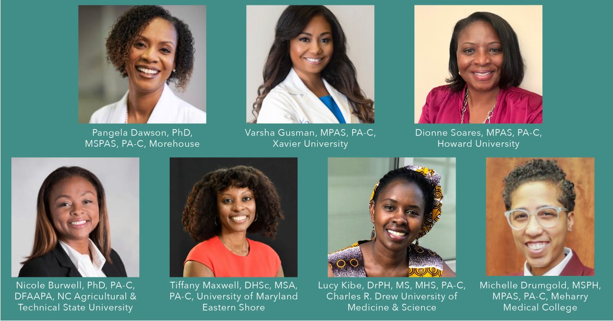 PAEAonline's tweet image. Read more about what HBCUs are doing to integrate equity, diversity &amp;amp; inclusion principles into PA programs. Notably, the PA programs at @XavierU, @msmpas, @UMESNews, @cdrewu, @MeharryMedical, @HowardU, and @ncatsuaggies are all led by Black women. 

ow.ly/KZAN50P0p1N