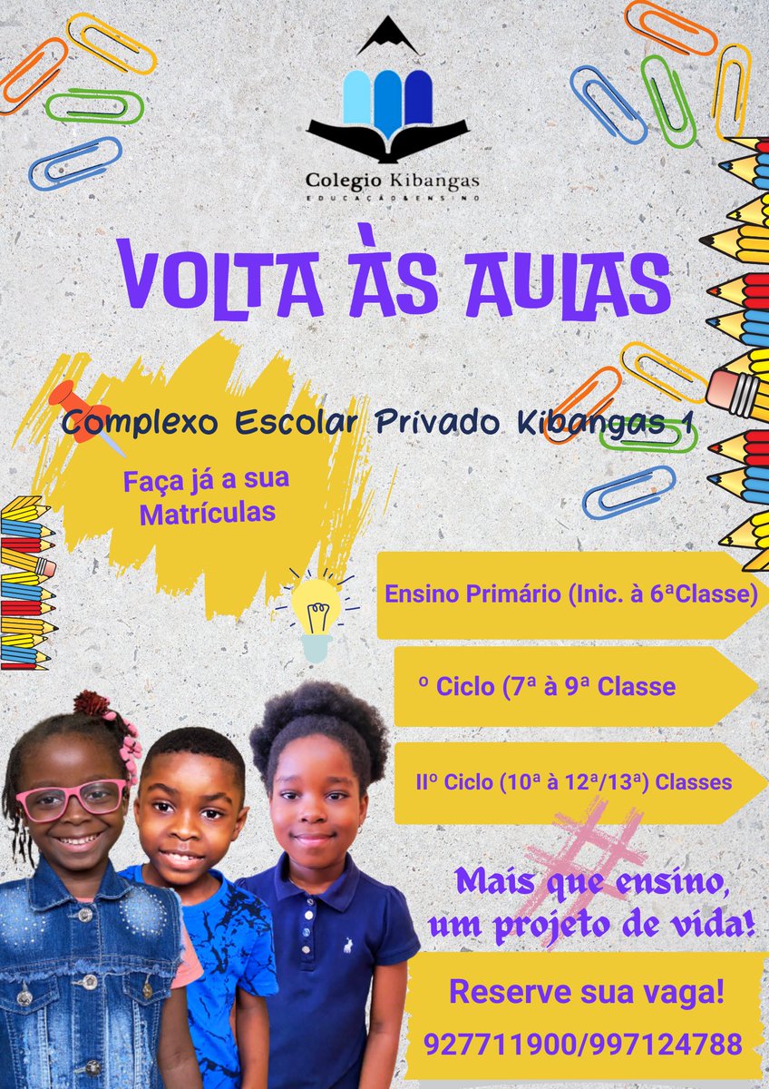 Complexo Escolar Privado Kibangas 1 (@cepkibangas1) on Twitter photo 
