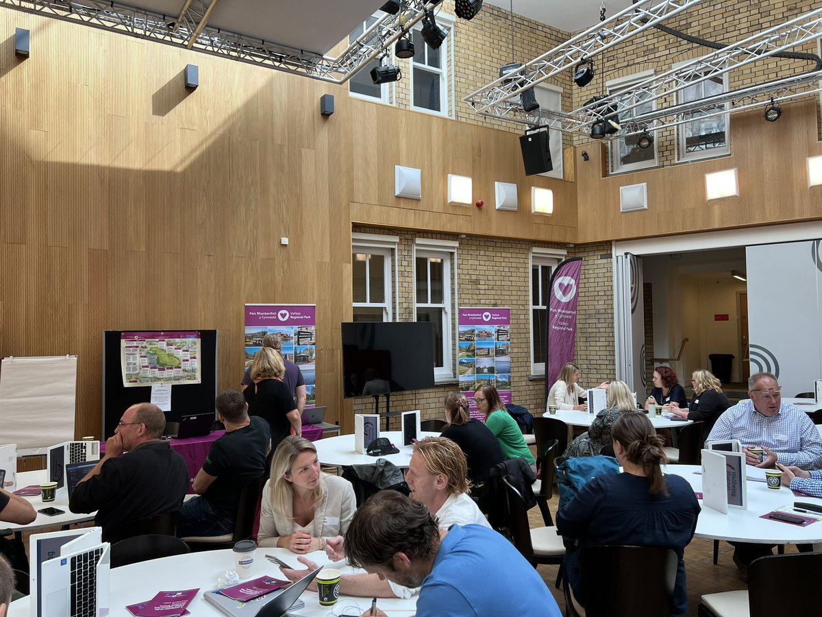 LoveTheValleys's tweet photo. It’s fantastic to see so many #DiscoveryGateways and partners represented at our VRP partnership event — showcasing their contributions to our shared vision of creating a greener, healthier South Wales Valleys. https://t.co/4O3wC4ZVO7