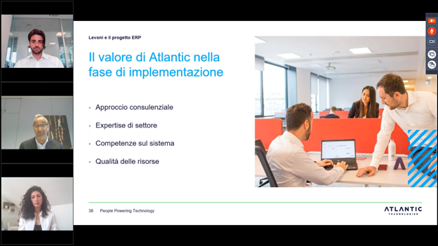 ArmidaConte's tweet photo. “Nella scelta del partner di consulenza, abbiamo valutato l’approccio e l’esperienza. I consulenti di Atlantic hanno portato avanti in ottimo modo il progetto. Ho apprezzato la qualità delle risorse.”

Roberto Pigni, CIO #Levoni racconta l’esperienza con @Atlantic_Techn https://t.co/hC9kcRDmxM