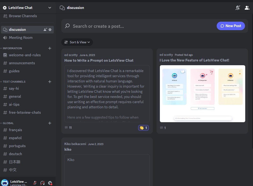letsview_'s tweet photo. "Join us on the LetsView Chat Discord! 🎉 Connect, communicate, and collaborate with a vibrant community. What's more, earn free credits! 🎁 Get involved, and let's create memories together! #letsviewchat #Discord #JoinUs https://t.co/GTwTgJH4wu https://t.co/Xh4blVmZxg
