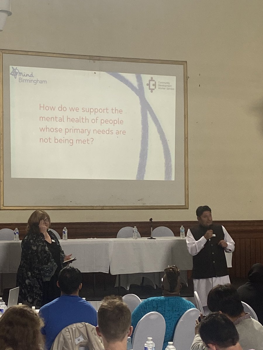 BirminghamMind's tweet photo. Sanctuary Seekers and Us has landed π
A day to talk, network & connect whilst addressing how we can all better support the mental health of asylum seekers & refugees in our city.
We start the day with Emma Birks from @AsylumMatters
#refugeesupport #makewellbeingapriority https://t.co/k7HIRu1OBO
