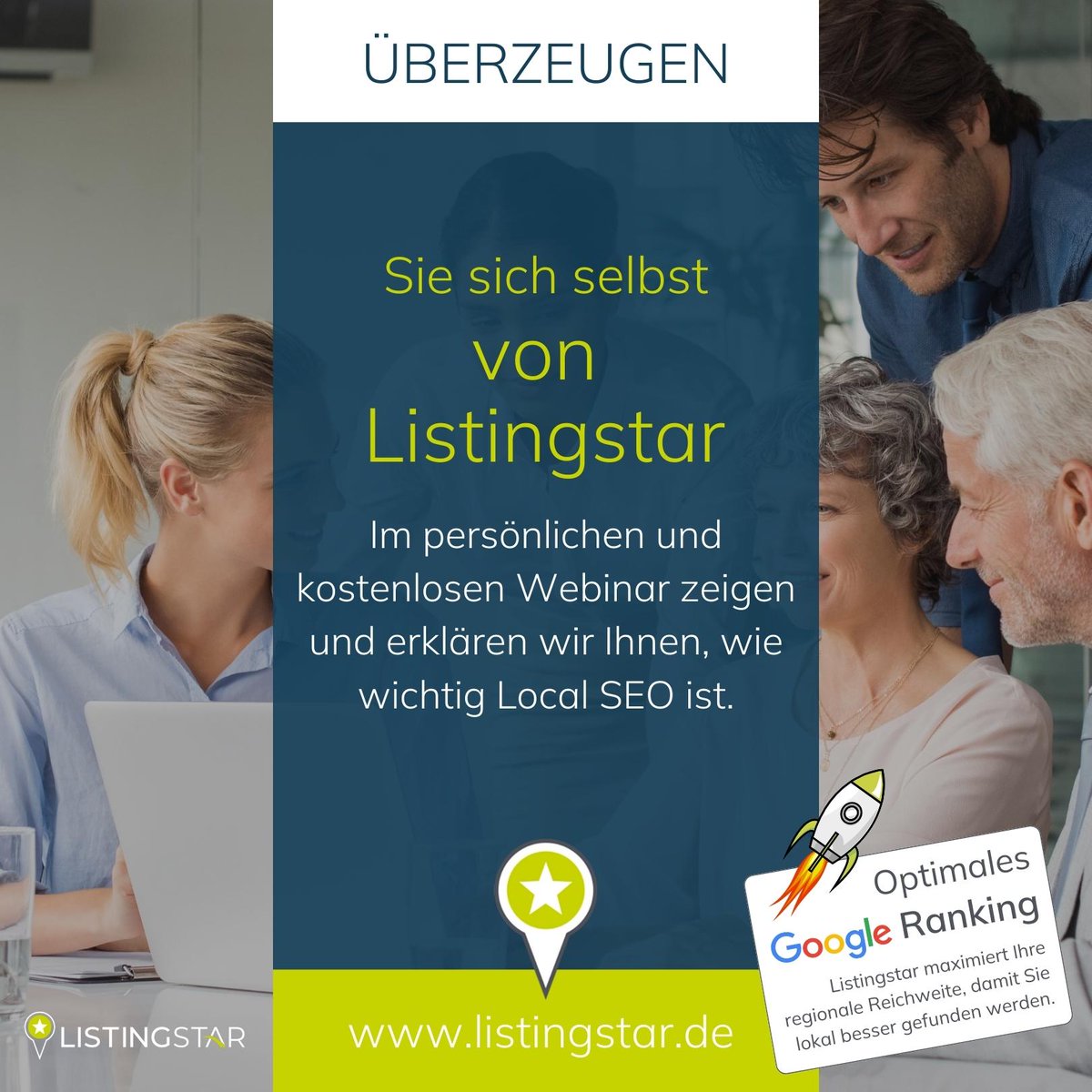In unserem persönlichen Webinar zeigen wir Ihnen Ihre Vorteile, wie Sie durch Listingstar Ihr Unternehmen noch stärker frequentieren und voranbringen Mehr Infos unter:
listingstar.de/termin-buchen/ 
#localseo #webinar #sichtbarkeit #seo #services #googleranking #listing #listingstar