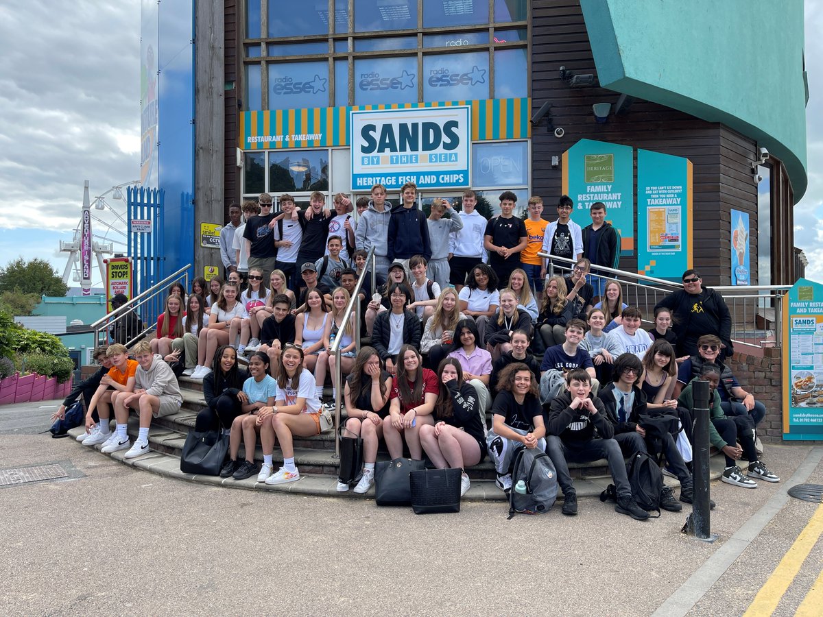 EastwoodAcademy's tweet image. After having breakfast on the beach getting to know each other, the prefects are ready to into Adventure Island at Southend for their team building activities. #adventureisland #teambuilding #prefects