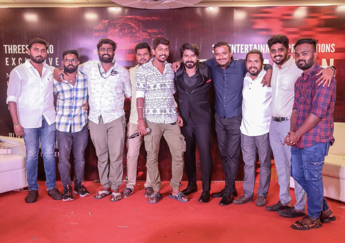 360EntPros's tweet photo. Bound by friendship, fueled by teamwork. Together, we make unforgettable memories, this is #threeSIXzero ! ❤️ #TSuriavelanFansMeet #exclusive #meetandgreet #tsuriavelan #suriavelan #chennai #tamilnadu #india #naam #naam2 #naamseries #avathaaram #joetheblackassassin #adipenne https://t.co/wsZT1miypw