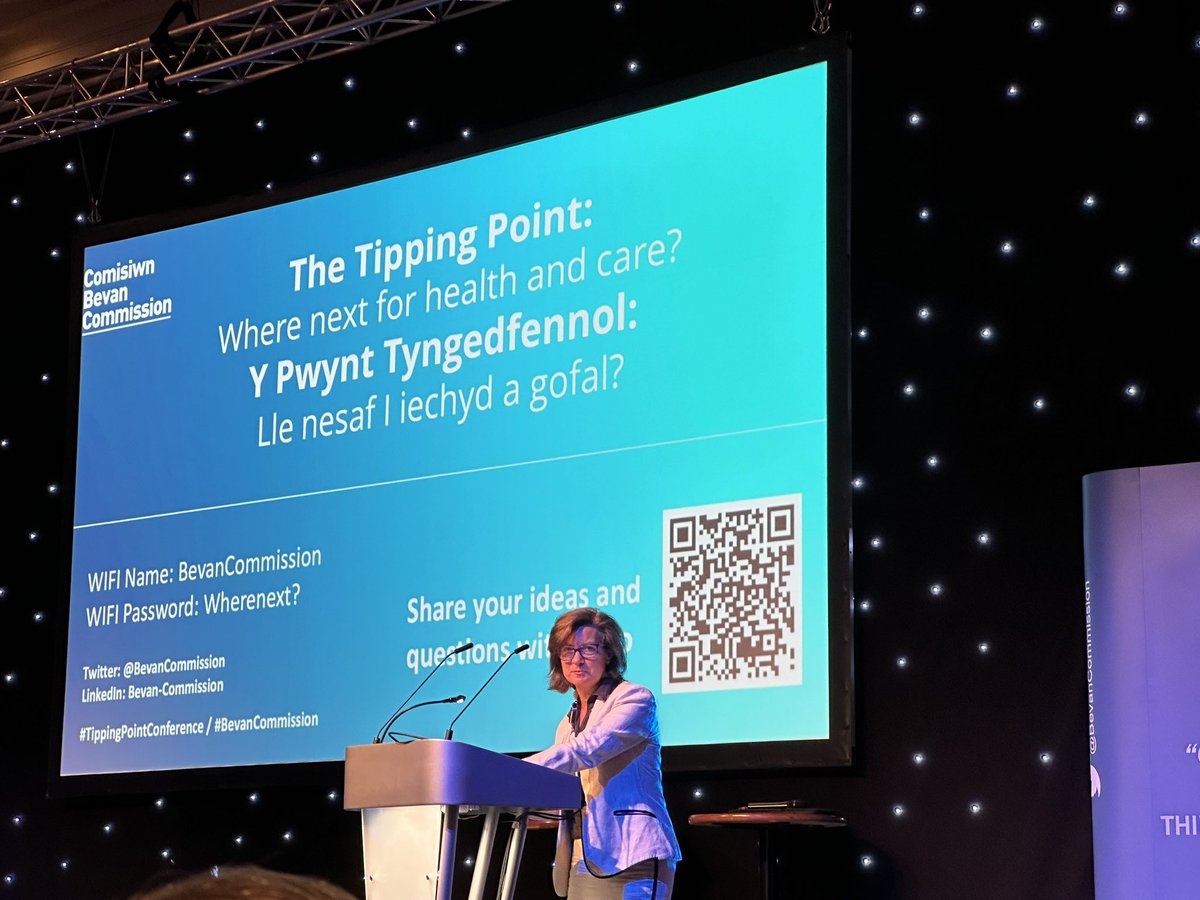 Ministerial keynote @Eluned_Morgan @WGHealthandCare @BevanCommission #TippingPointConference @JudithPagetCEO “we need to supercharge our health strategy  a Healthier Wales”
