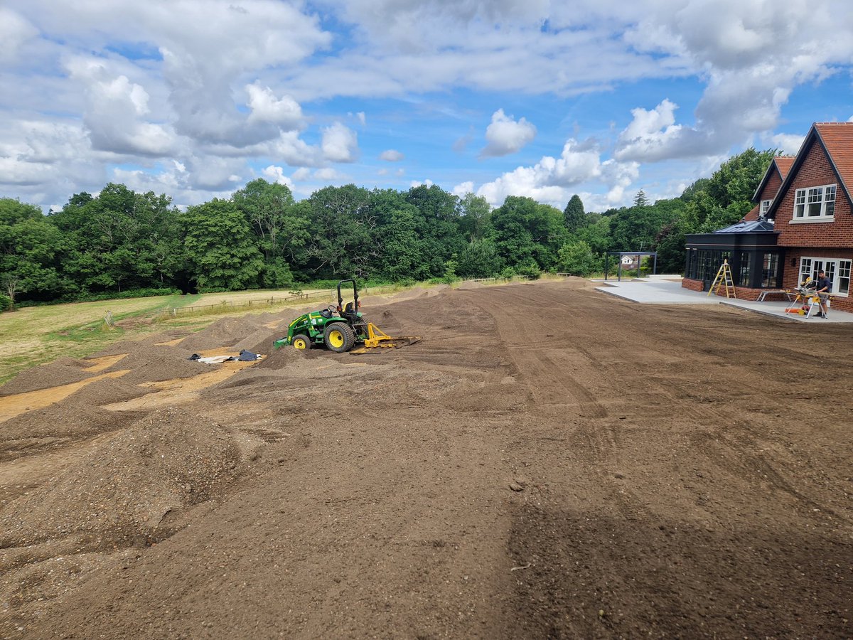 Nice leveling and seeding contract