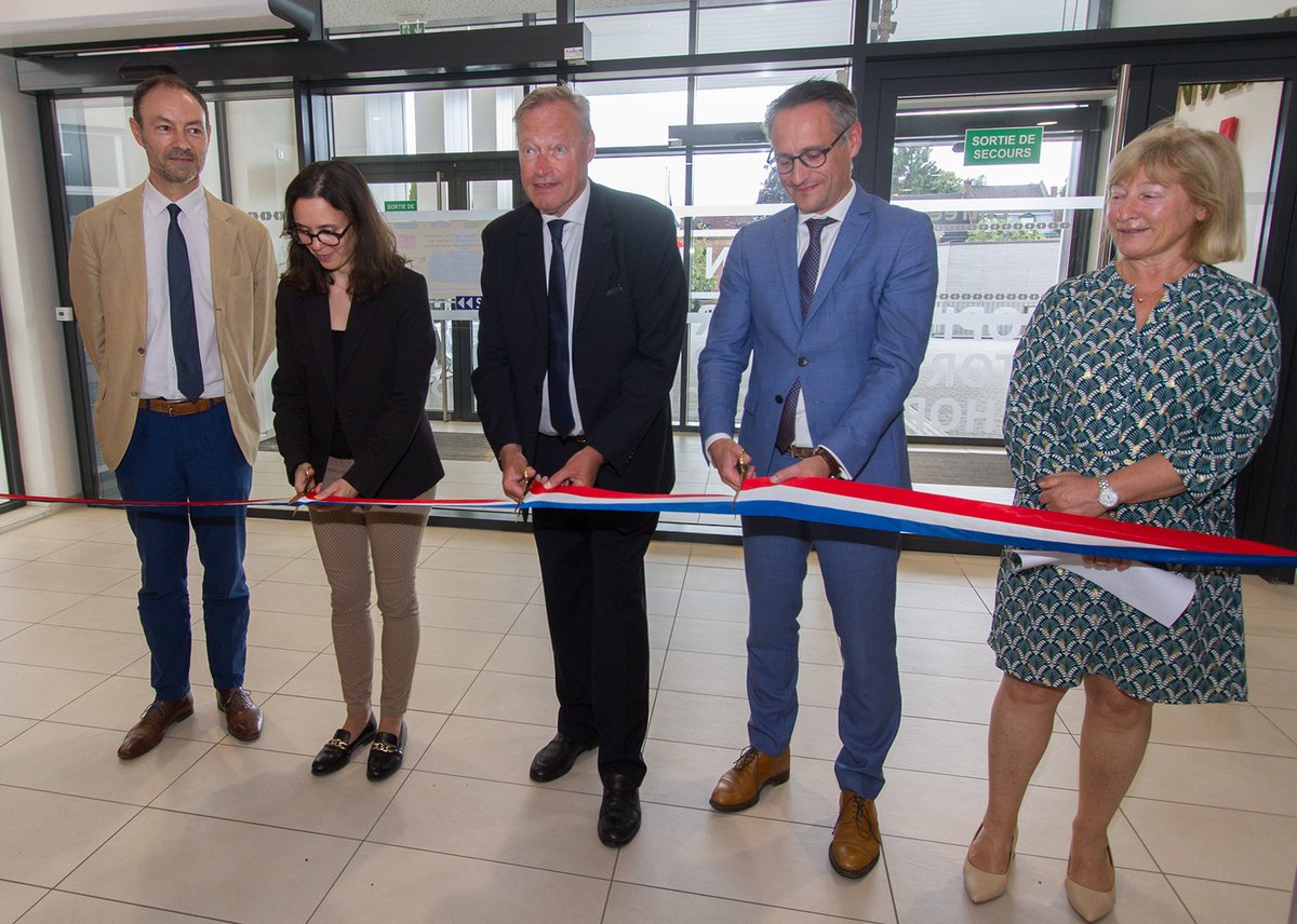 🏥Hugo Gilardi participait hier à l'inauguration de l'extension Sud de l'hôpital Victor Provo du centre hospitalier de Roubaix
➡️Plus de 4000m2 construits au bénéfice de la prise en charge des patients et des conditions de travail des professionnels