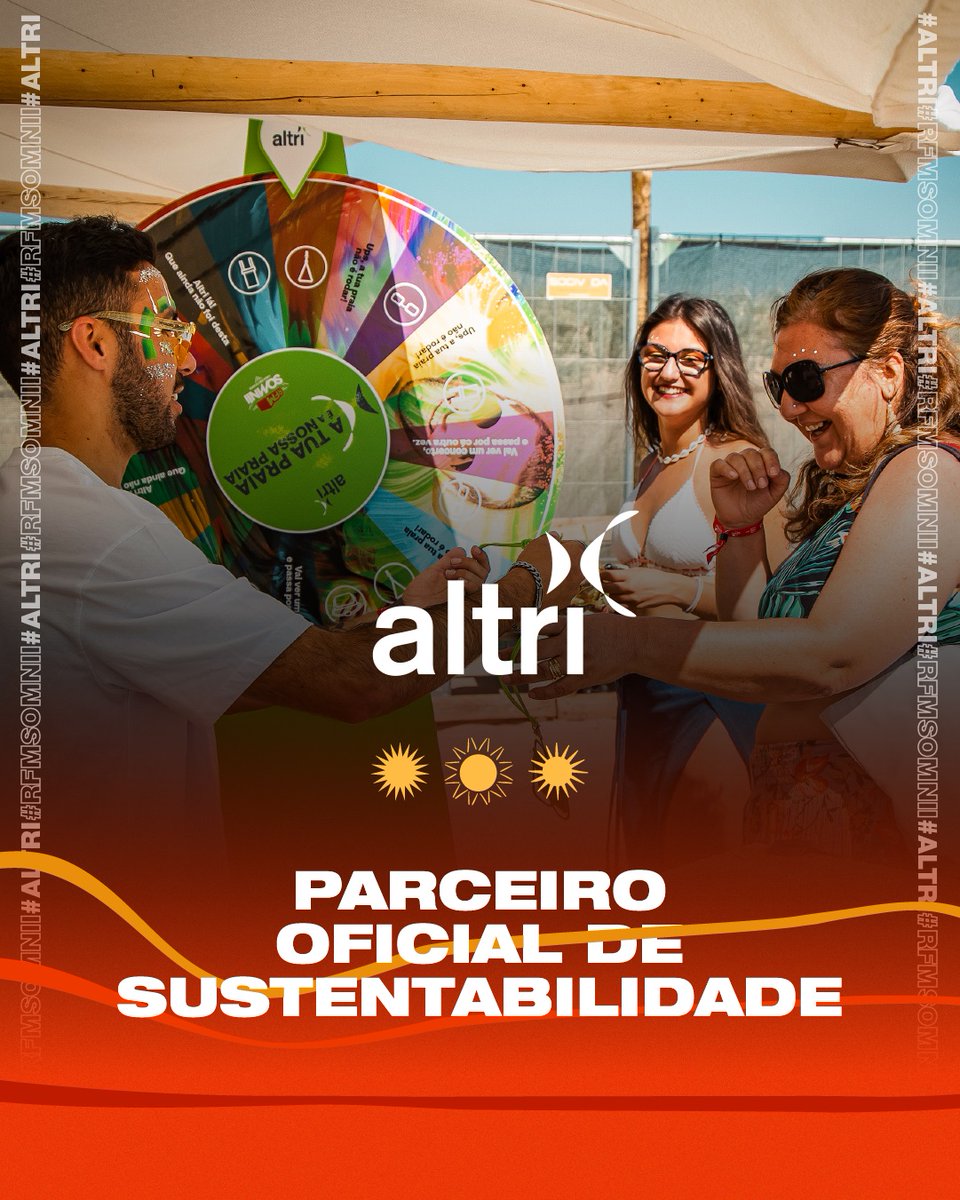 A Grupo Altri volta a marcar presença n’O Maior Sunset de Sempre, naquela que é uma das mais belas praias da costa portuguesa, a Praia do Relógio, na Figueira da Foz. Somos o Parceiro Oficial de Sustentabilidade do <a href="/rfmsomnii/">RFM SOMNII Intermarché</a> de 2023. altri.pt/pt/noticias/no…