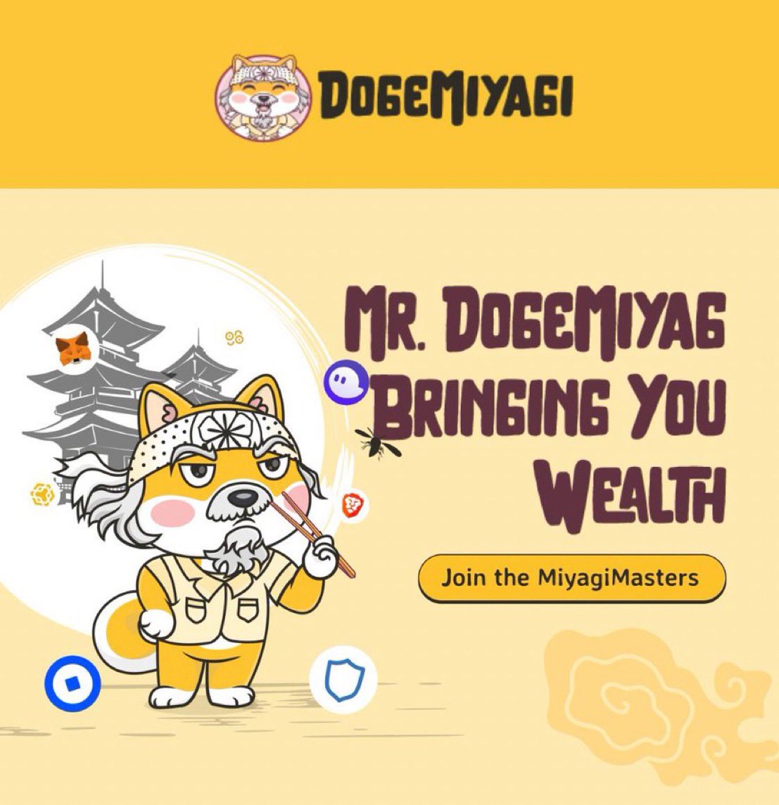 DogemiyagiCS's tweet photo. 💸$MIYAGI gets more expensive by the day!💸

🤑Over 200% increase already from Stage 1!
🤑Incremental price increase on every purchase - Dynamic pricing is live!
🤑New payment widget is LIVE!
🤑1,200% ROI from stage 1!

🪙  https://t.co/GacUmQzyIm https://t.co/PXn1kWeeZw