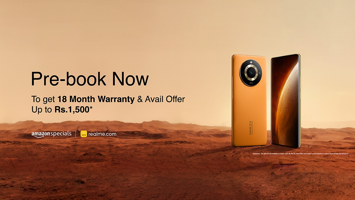 ISushmaPandey's tweet photo. "Hats off to realme for making 5G accessible and affordable with the narzo 60 series. The pricing is incredibly reasonable, and I'm definitely prebooking mine! #Prebooknarzo60series5Gnow" https://t.co/pb9IQ6KSse