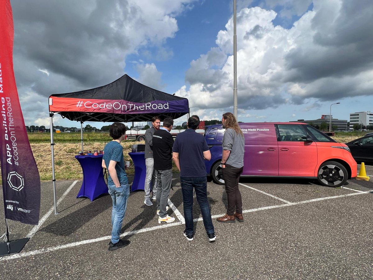 ITQ's tweet image. We are #CodeOnTheRoad again! 🚚 You can spot us on multiple locations in the Netherlands today. Feel free to pass by for a talk!