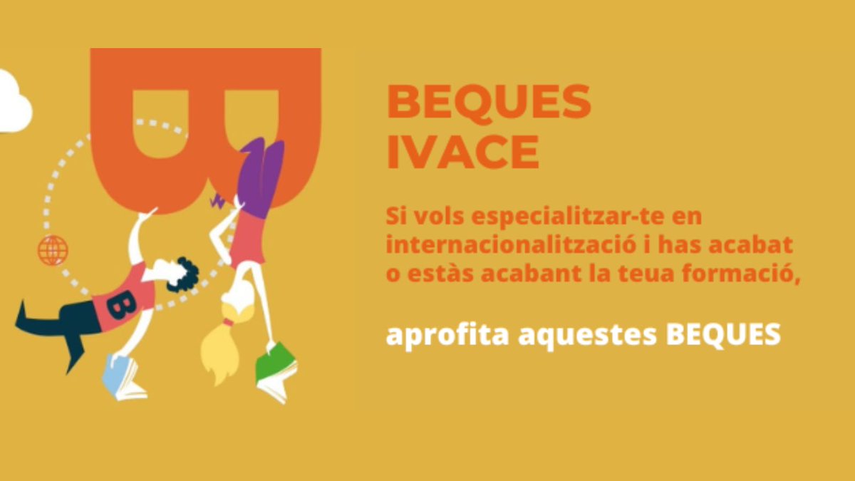 DretUV's tweet image. Fins el 31 de juliol, podeu sol·licitat les #beques de @GVAivace per a estades en entitats i empreses en el exterior 👇

ivace.es/index.php?opti…