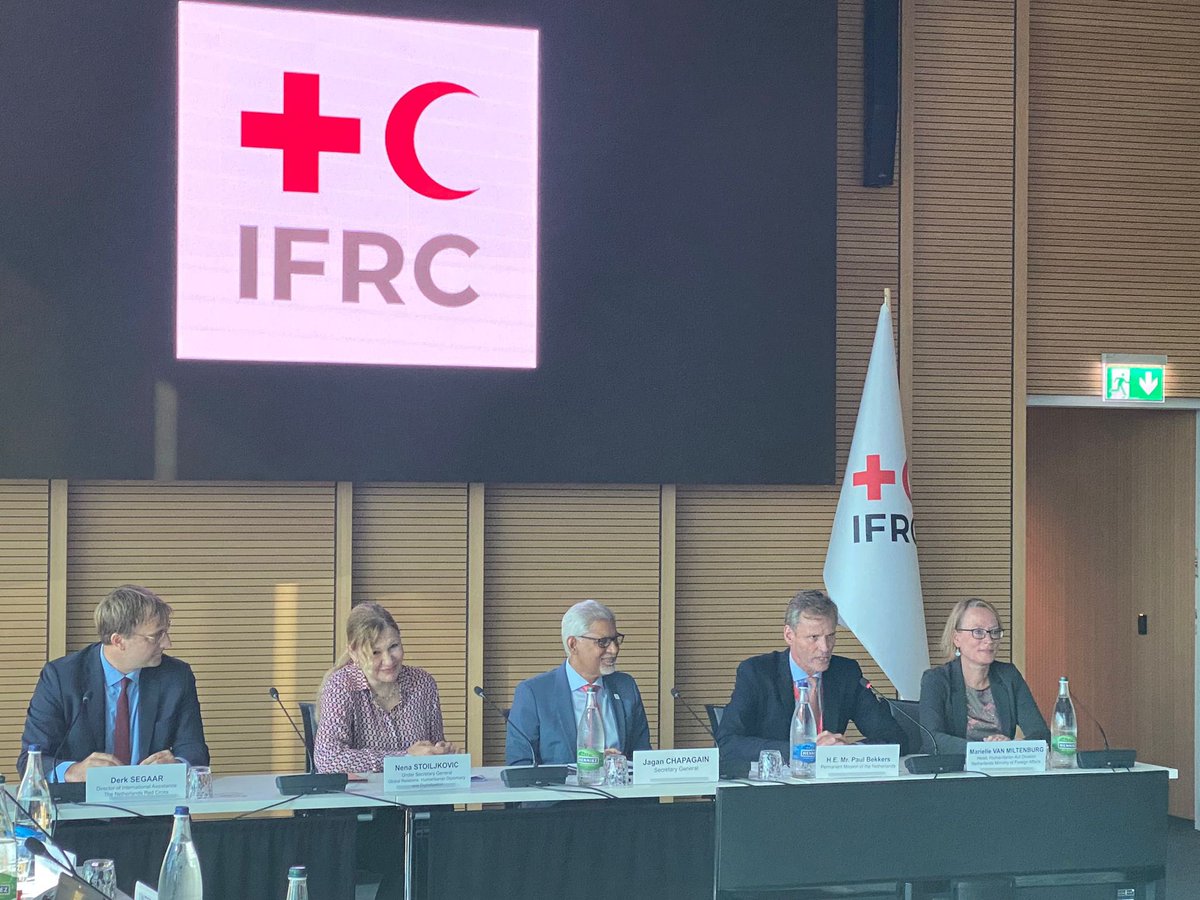 I am pleased to welcome the government of the Netherlands @DutchMFA @PPJ_Bekkers together with the Dutch Red Cross @RodeKruis @DerkSegaar as co-chairs of the IFRC Donor Advisory Group. We're grateful to DAG members & observers for their commitment & support to the IFRC network.