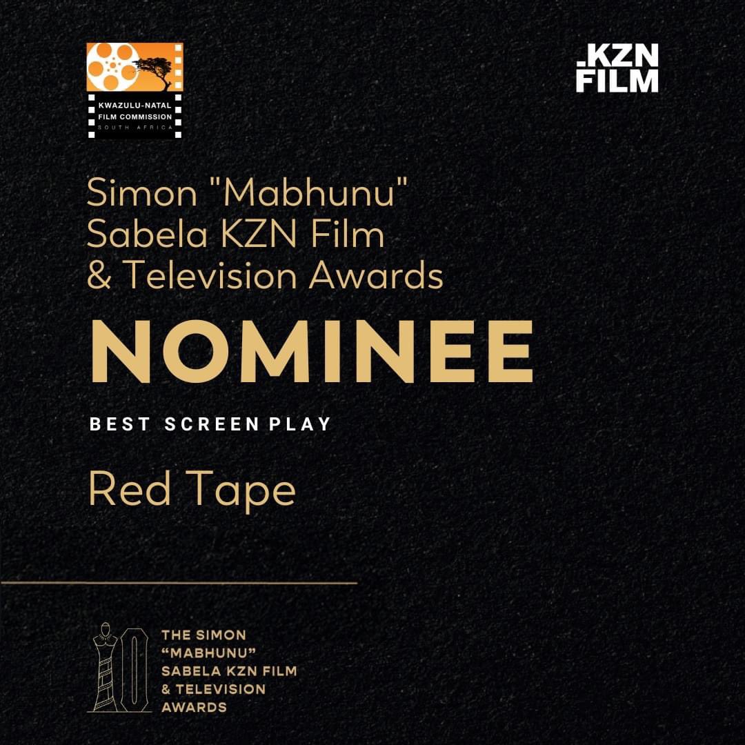 luthandomngomez's tweet photo. So this just happened. Red Tape our first ever film we did under @WorldzAStage_ is nominated in 3 categories in this years Simon Mabhunu Sabela Awards @kznfilm 

Nominations: Best Short film. Best micro Budget film and Best Screenplay Short. 

#believeinyourdreams https://t.co/QHk0yhAnlO