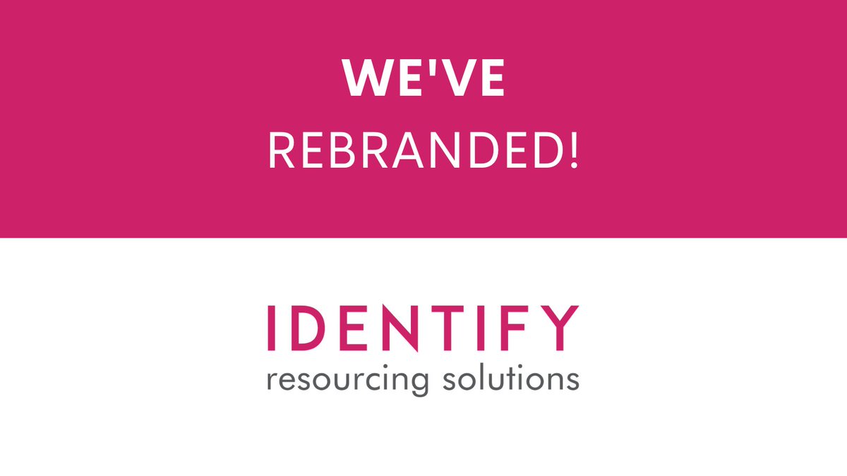 IdentifyRSolns's tweet photo. 📢 Big news!

We've rebranded and changed our name from Identify HR to Identify Resourcing Solutions.

We specialise in low cost, high quality, responsive #recruitment.

Welcome to a fresh perspective on hiring! 💚

https://t.co/uU9H5hpKdd
 
#IdentifyResourcing #HiringSolutions https://t.co/e4eK8u7U8p