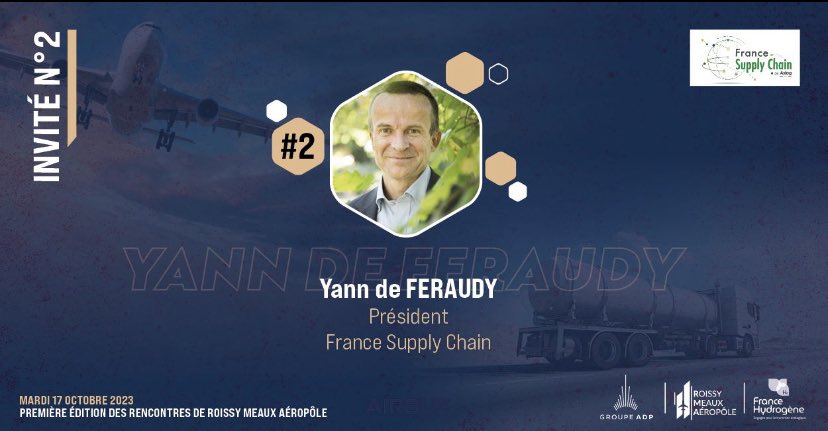 GIP_RoissyMeaux's tweet photo. Yann de Feraudy, président de @Fr_SupplyChain sera présent aux #RencontresRMA

On vous attend nombreux pour cette grande journée de débats 💥

Inscription obligatoire : 
https://t.co/OffnOK7Svc

#logistique
@FranceHydrogene @GroupeADP https://t.co/mLKnxPCzLj