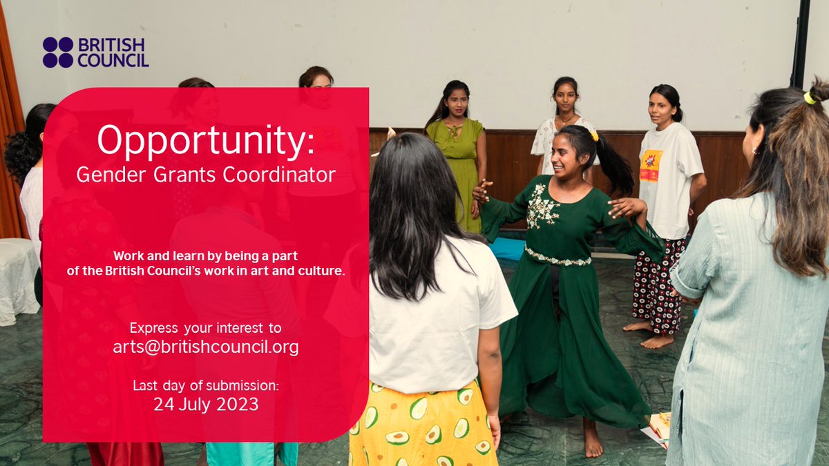 npBritish's tweet photo. Do you believe in the power of arts and culture to be able to enable conversations concerning global challenges including Inclusion in society? 

If yes, then this might be an opportunity for you. 

Details: https://t.co/4ftbaDEYUF’-gender-grants https://t.co/v4gcs3GIUO