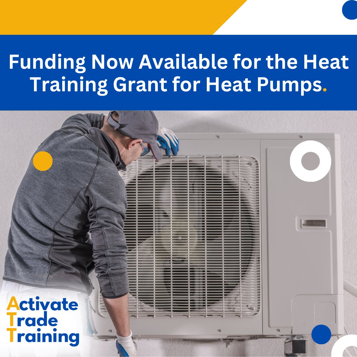 Activate Trade Training (@activatettuk) on Twitter photo Invest in your future with renewable energy training ⚡
We can now offer funding for our Air Source Heat Pump Course under the Heat Training Grant for Heat Pumps Scheme.
Visit the link below to learn more 👇
activate-training.co.uk/product/awards…
📍UK Wide
✉️ info@activate-training.co.uk Invest in your future with renewable energy training ⚡
We can now offer funding for our Air Source Heat Pump Course under the Heat Training Grant for Heat Pumps Scheme.
Visit the link below to learn more 👇
activate-training.co.uk/product/awards…
📍UK Wide
✉️ info@activate-training.co.uk