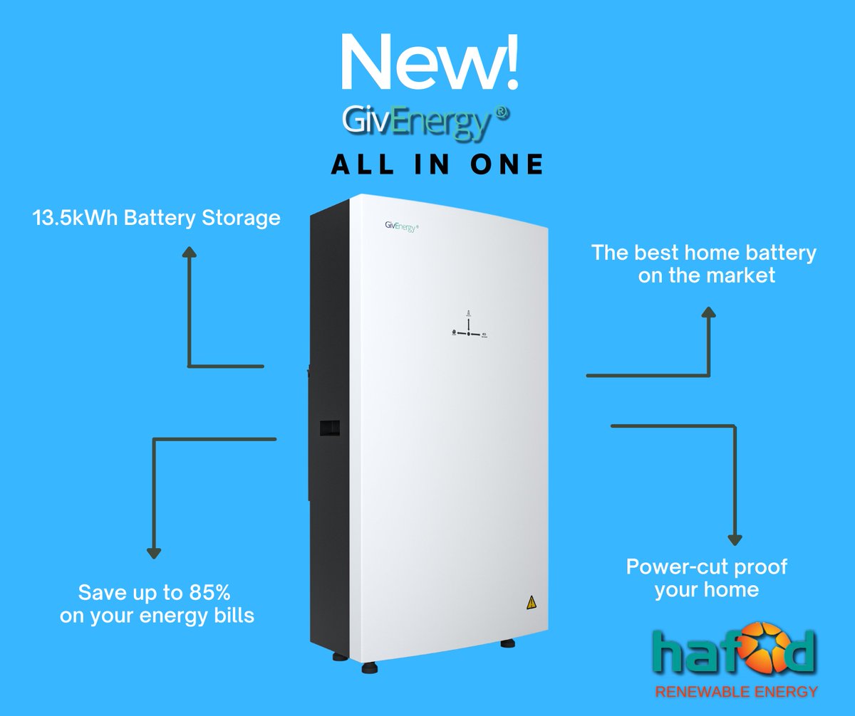 We're really excited to already have confirmed orders for the new product launch from <a href="/GivEnergy/">GivEnergy</a> - a fantastic system for our clients.

#RenewableEnergy #BatteryStorage #NorthWalesBusiness #Electricity