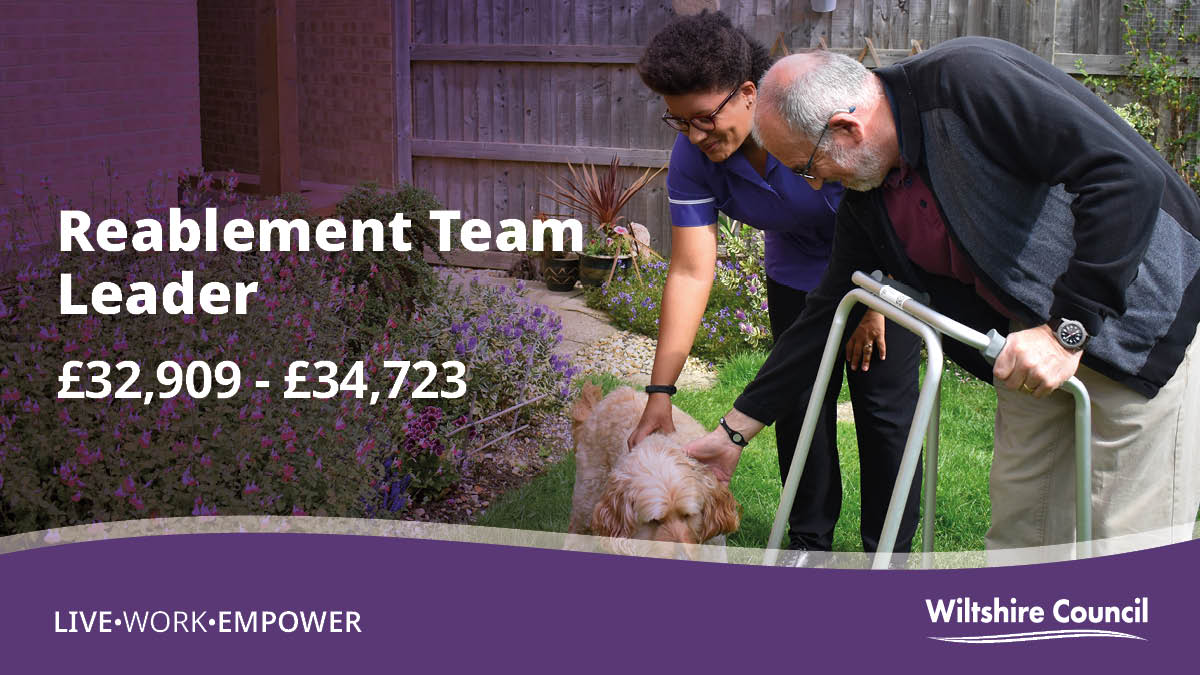 WiltsC_Careers's tweet photo. Are you an excellent problem solver and confident decision maker? Join our Reablement Service and support the supportive and evolving team ✨

We are passionate about our community and pride ourselves on delivering excellent support 👉 https://t.co/JBFdGes7S9

#WeAreWilts https://t.co/9FsAZkHAJJ