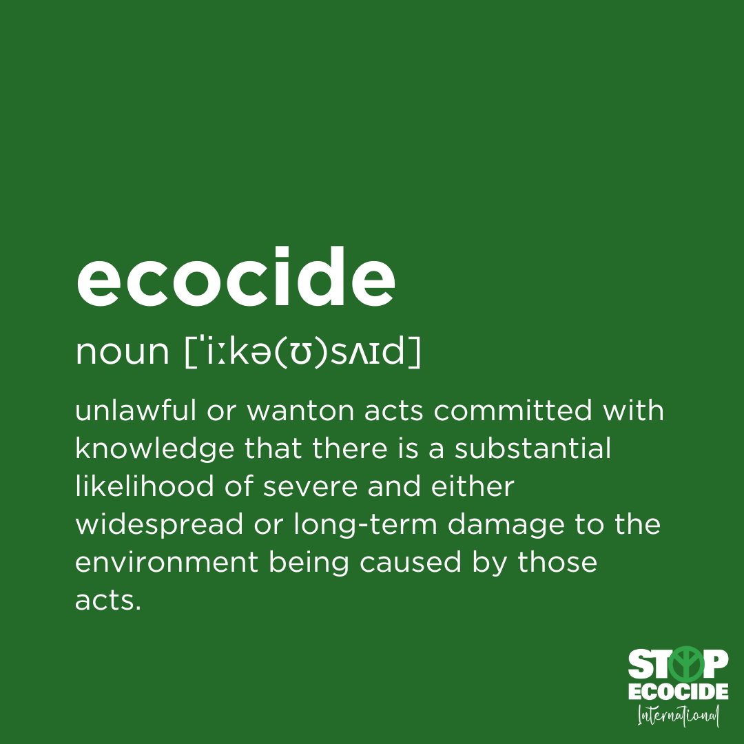 Stop Ecocide International tweet media