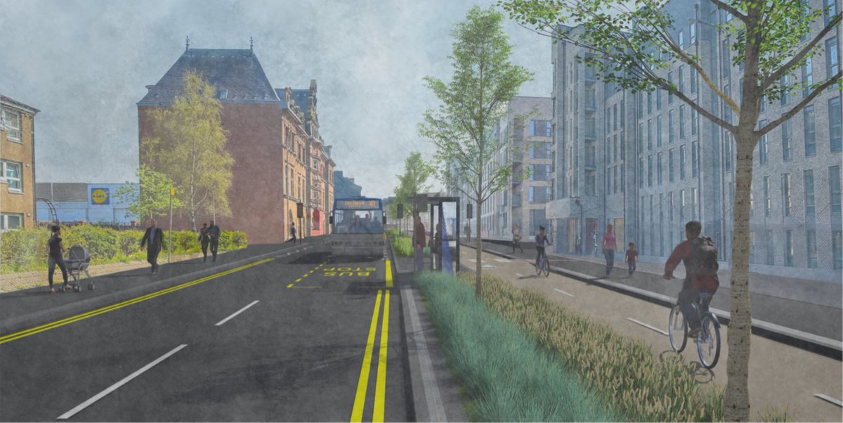 GlasgowCC's tweet image. There's still a week left to take part in the consultation on the design of the @SustransScot Avenues Plus project at Duke Street &amp;amp; John Knox Street.

Find out more / take part 👉 ow.ly/H1cC50OWUEx