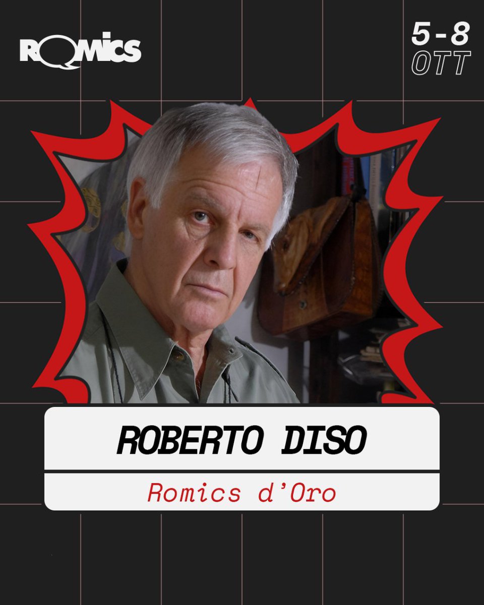 🏆 Roberto Diso, il talentuoso autore bonelliano, verrà premiato con il Romics d'Oro dal 5 all’8 ottobre a #Romics31 📚 Scopri sul nostro sito la storia della sua incredibile carriera nel mondo dei fumetti. Clicca qui per saperne di più! 🔽  bit.ly/RobertoDisoRom…