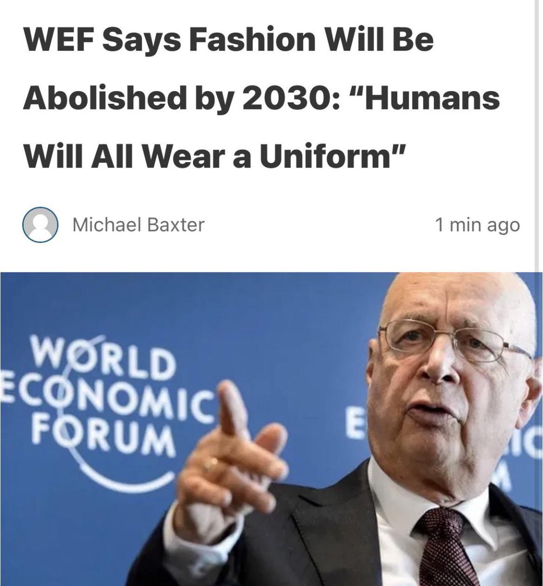 Are you ready for this? 🤨

#WEF #KlausSchwab