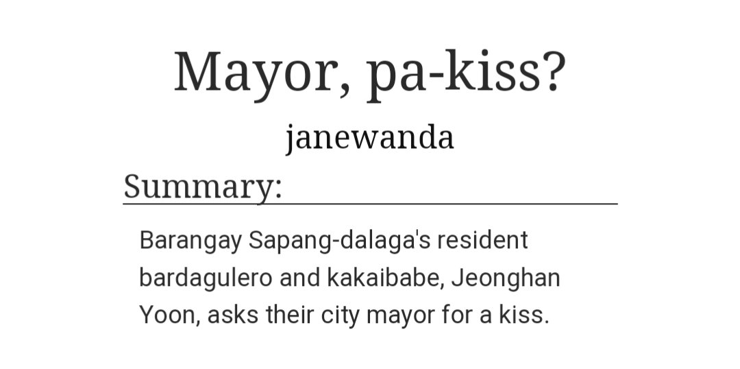 pinoysvtficfest's tweet photo. [ao3] Mayor, pa-kiss? by janewanda
↳ seungcheol/jeonghan
↳ teen&amp;up, 22k, Filipino
↳ Fluff and Crack, pinoy pop culture, mayor!seungcheol x activist x social worker!jeonghan

↳ https://t.co/Xlp5l9IAUG https://t.co/c2nzT1CJc3