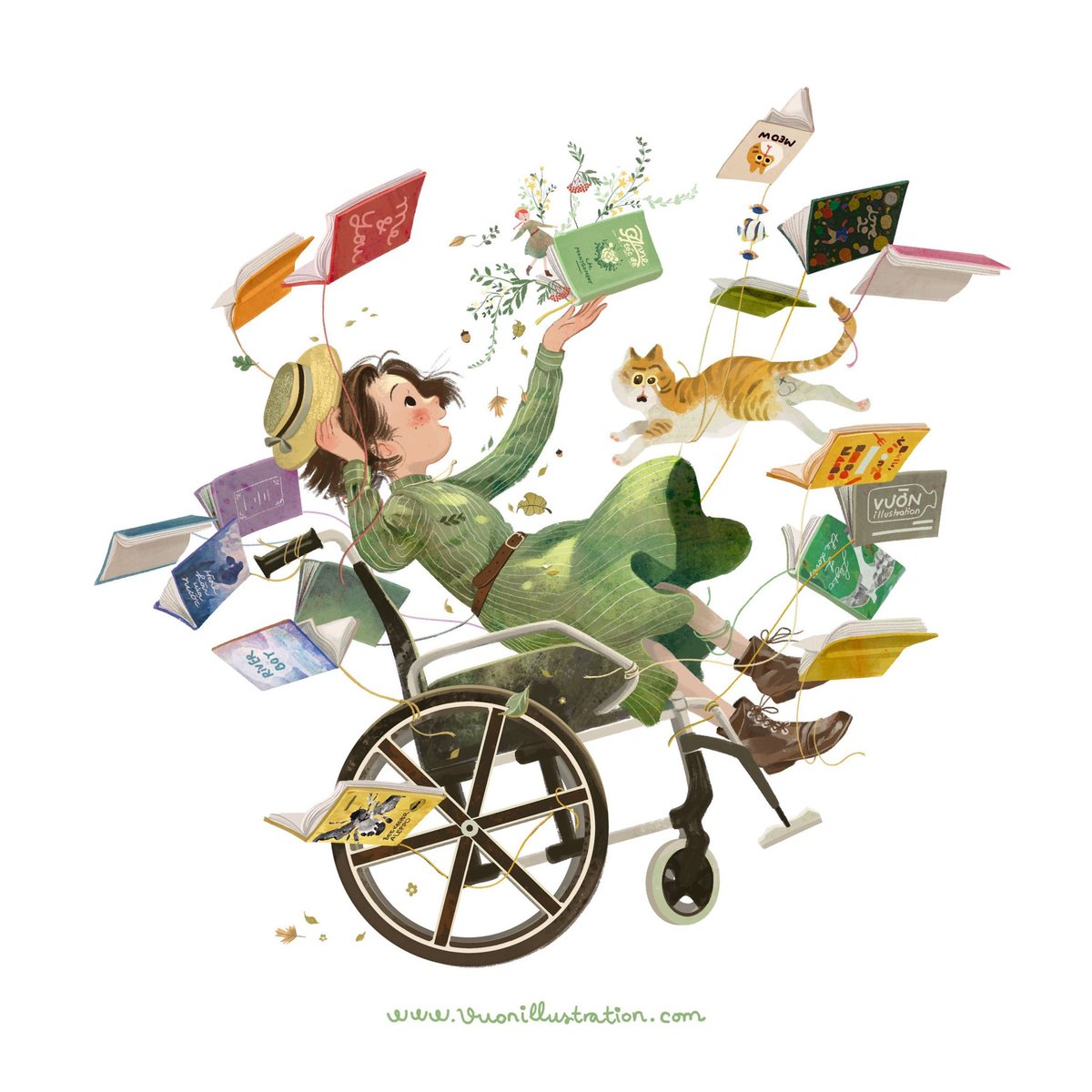 vuonstudio's tweet photo. Reading is liberating #illustration https://t.co/Hu9f1TMobu
