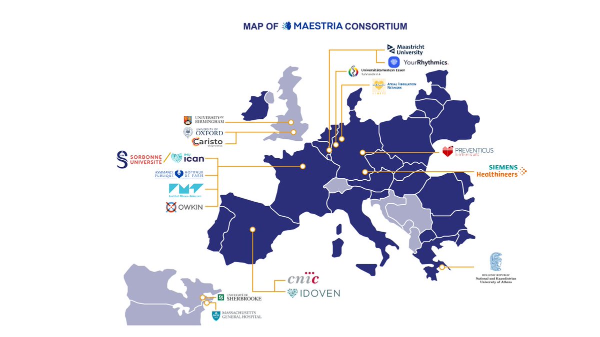 IHU ICAN (@ican_institute) on Twitter photo The end of first administrative period is validated for <a href="/H2020Maestria/">MAESTRIA EU H2020 project</a>! 👏 (European Commission, Paris, January 23)
✅ Know more about this ultra-innovative project to better detect the atrial #cardiomyopathy: youtu.be/TfY3_aNlulc
<a href="/Sorbonne_Univ_/">Sorbonne Université</a> <a href="/APHP/">Assistance Publique – Hôpitaux de Paris (AP-HP)</a> #HealthData The end of first administrative period is validated for <a href="/H2020Maestria/">MAESTRIA EU H2020 project</a>! 👏 (European Commission, Paris, January 23)
✅ Know more about this ultra-innovative project to better detect the atrial #cardiomyopathy: youtu.be/TfY3_aNlulc
<a href="/Sorbonne_Univ_/">Sorbonne Université</a> <a href="/APHP/">Assistance Publique – Hôpitaux de Paris (AP-HP)</a> #HealthData
