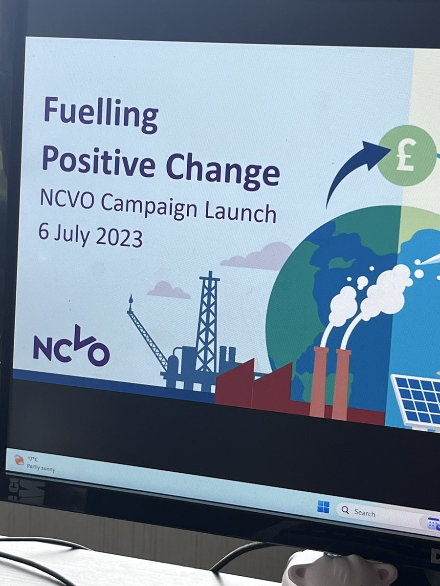 Proud to work for an organisation that makes a difference 👏👏 @NCVO #FuellingPositiveChange