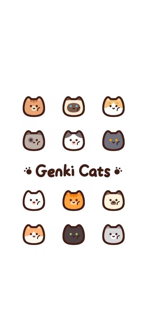Genki Cats (💙,🧡) tweet media