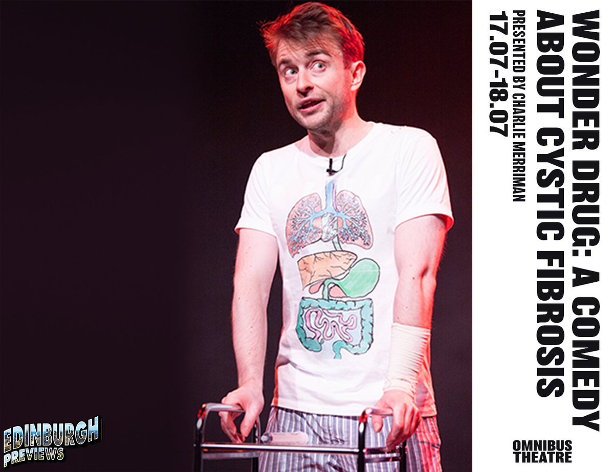 OmnibusTheatre's tweet photo. NEXT WEEK: WONDER DRUG: A COMEDY ABOUT CYSTIC FIBROSIS
Charlie has cystic fibrosis, a condition that causes a build-up of mucus. Lovely.
Antibiotics meet 80s bangers in this @VAULTFestival sell-out from @CharlieMerriman
17-18 JULY: https://t.co/eSlmVVZ89y
#EDPREVIEWS2023 https://t.co/QQQ17KIaLK