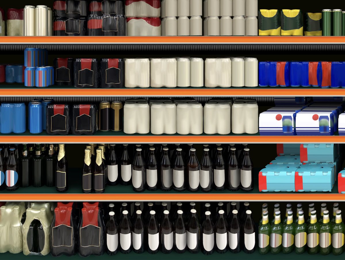 whatsontheshel1's tweet photo. Beer on shelf at supermarket
Mock-up
@iStock
https://t.co/Pna2vaWrwP
#Beer #Sixpack #beershelf #beverage #design #shelves #shopping #istock #retaildisplaydesign
#retailspacedesign #retailspace #retaildisplay #retaildesign #retaildesignblog #retaildesigner #retaildesigners https://t.co/Gxj6zTtzFd