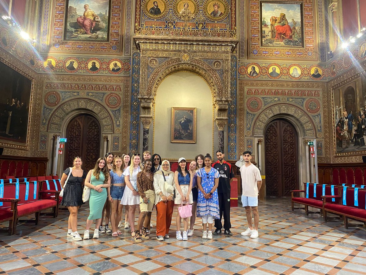 DMUmade's tweet photo. The most amazing sights at the @UniBarcelona!
Part of our @DMUglobal Enterprise trip.
#Barcelona #DMU #demontfortuniversity #dmuglobal https://t.co/S5FpRU5LcF