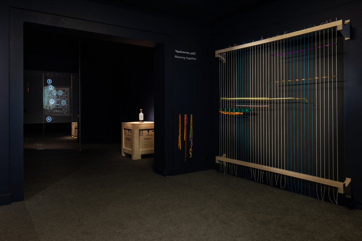#ObJectOfTheWeek

Do you know what a loom is?

The loom is linked with the ancient technique of weaving which still survives today.

In the framework of the “ReThinking Craftsmanship” exhibition at the Museum of Cycladic Art, visitors can use the loom & create their own fabrics!