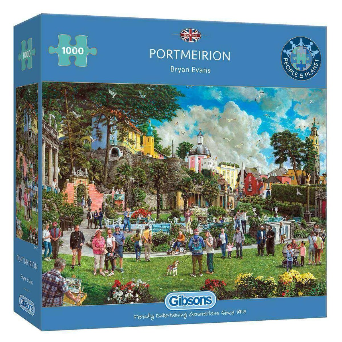 JigsawStore's tweet image. New Gibson's Portmeirion Jigsaw - mailchi.mp/theyorkshireji…