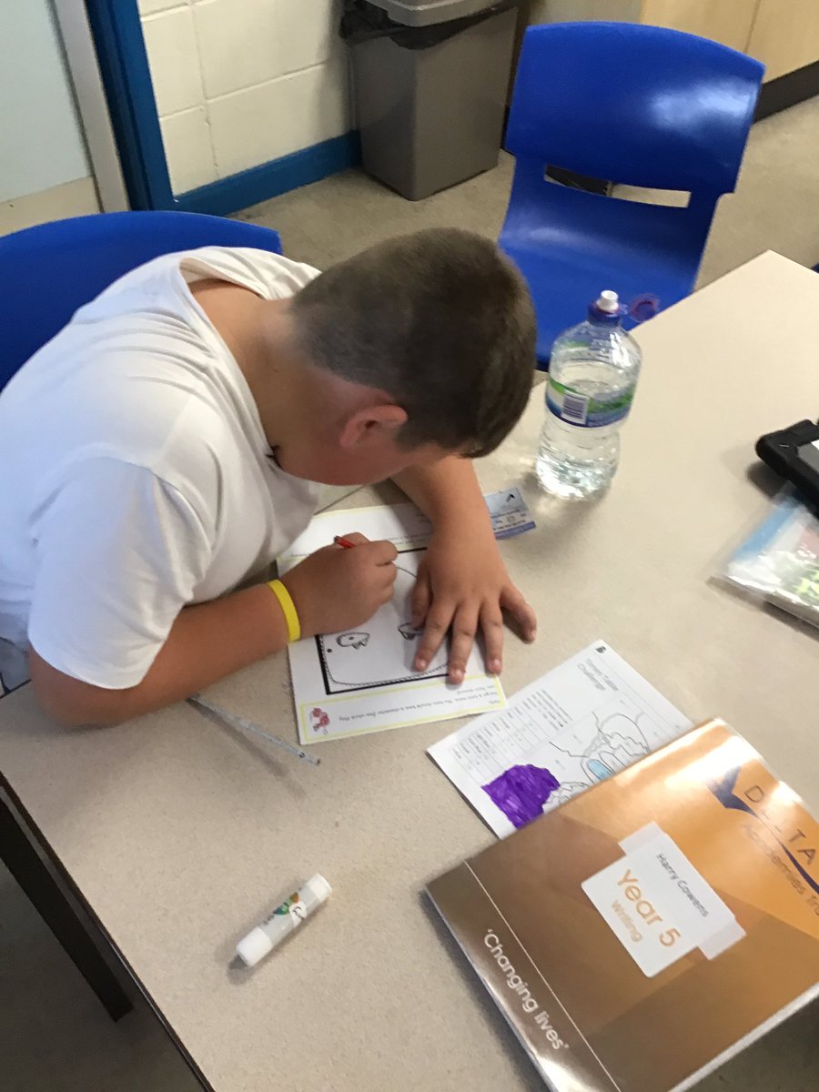 DeltaGreengates's tweet photo. Year 5 having fun designing a character mask for their flawed characters. It will exciting to see how they develop. #characters #heroflaw #Talk4Write #year5 https://t.co/Dmporq6X6o