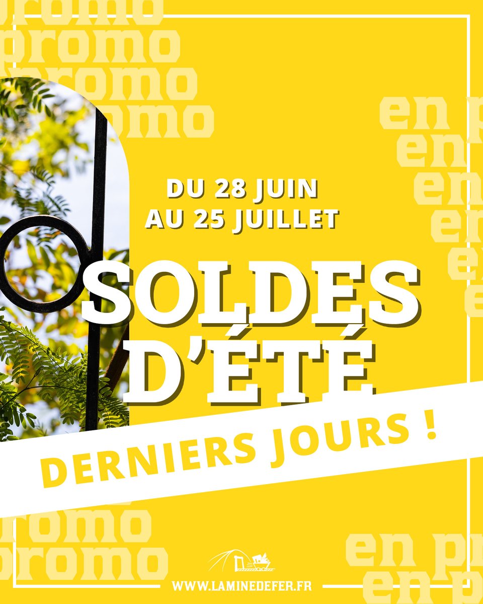 laminedefer's tweet photo. Dernière ligne droite pour les soldes ! On se dépèche
pour profiter de nos réductions, c’est par ici, vite vite !! 👉👉 https://t.co/PX4bmzWzSR
#laminedefer #minedefer #fer #acier #iron #metal
#accessoires #ferforgé #fonte #metallurgie #ironwork #ironforged #sales #soldes https://t.co/UG0CcQcmfg