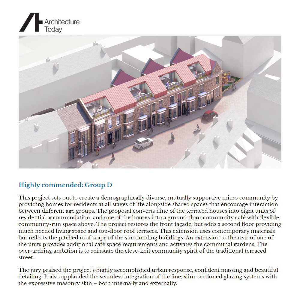 We are truly humbled and proud to announce that the project we designed for the Liverpool City Region Townhouse Of The Future competition was rated "highly commended" by judges!
To read the full article, visit the link below...

architecturetoday.co.uk/harrison-strin…

#architecturetoday