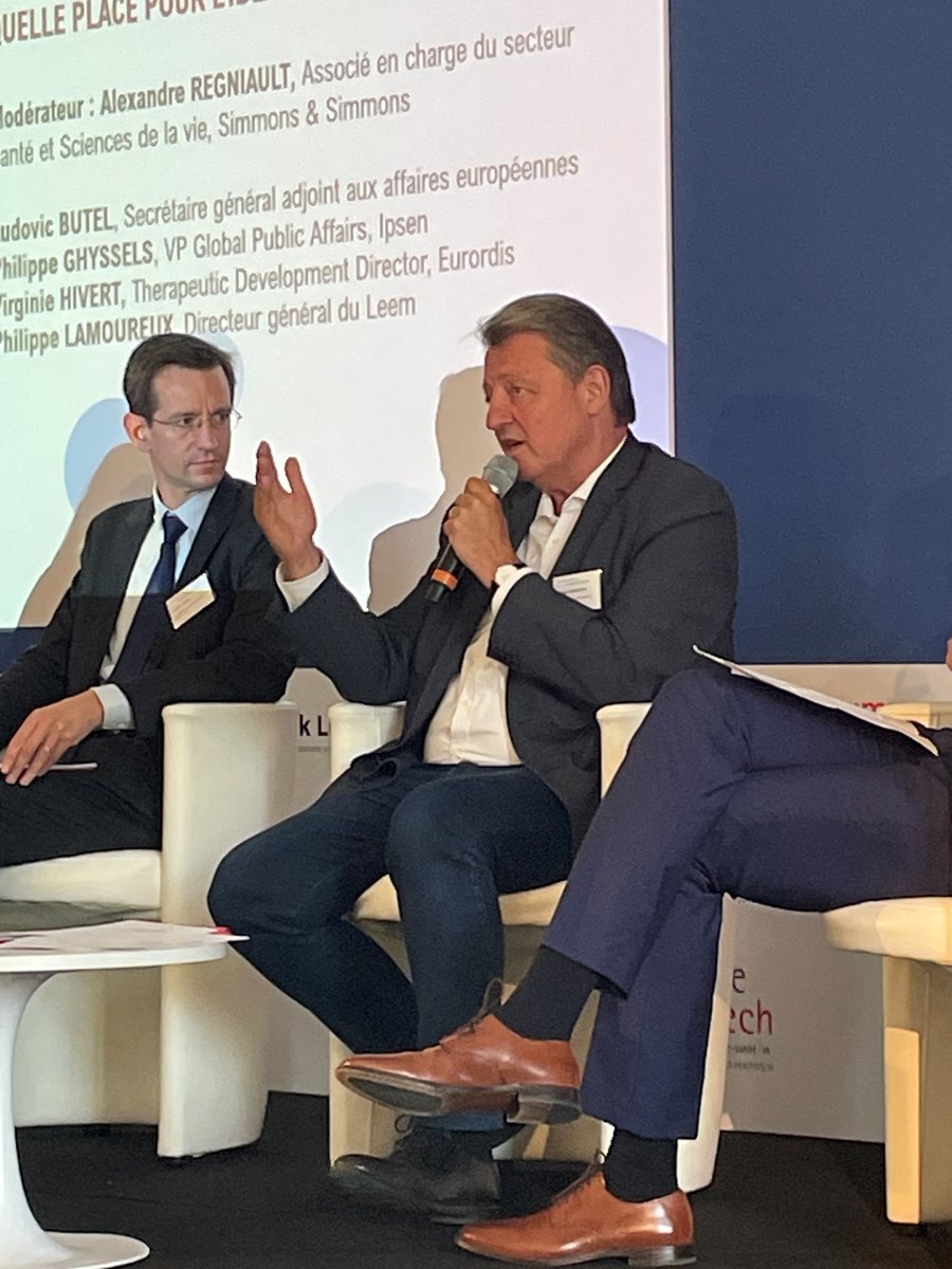 Je suis intervenu ce matin aux 26èmes Universités @Pharmaceutiques pour aborder un sujet crucial : la souveraineté sanitaire européenne. 🇪🇺 La crise #Covid et les pénuries de #médicaments ont provoqué une prise de conscience : il faut une Europe de la #santé #UrgenceMédicament